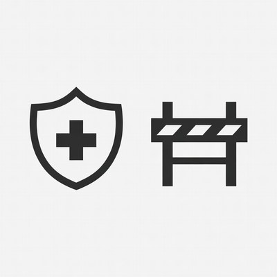 Medical Shield and Barrier Icons