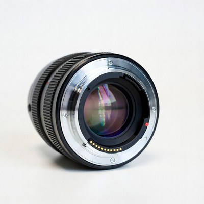 Black Camera Lens Closeup