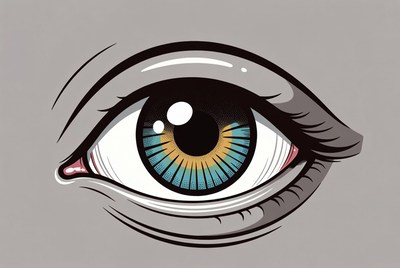 Blue Eye Illustration