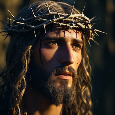 Jesus Christ with Crown of Thorns