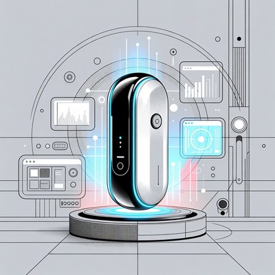 Futuristic Wearable Tech Device