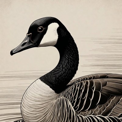 Canada Goose Illustration