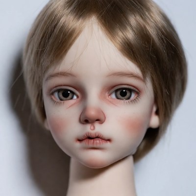 Close-up of Ball-Jointed Doll Portrait
