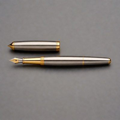 Silver and Gold Fountain Pen