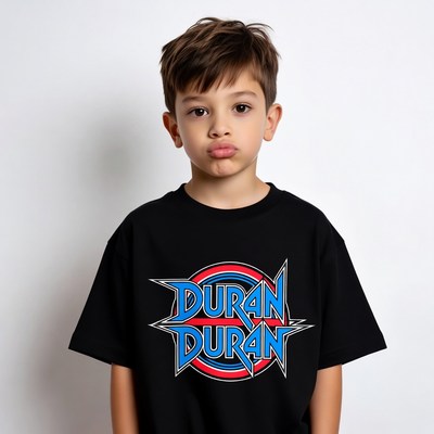 Boy wearing Duran Duran t-shirt