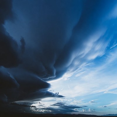 Dramatic Dark Storm Clouds Sky