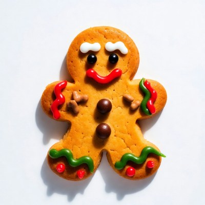 Gingerbread man cookie