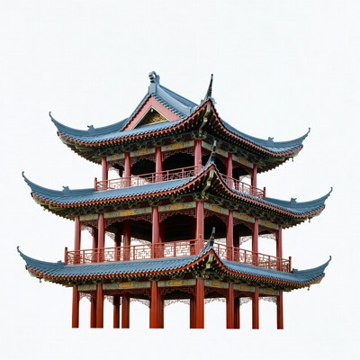 Traditional Chinese Pagoda Tower