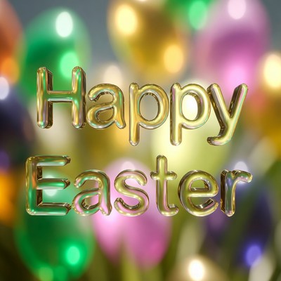 Happy Easter Balloons