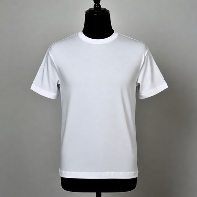 White T-shirt on Mannequin