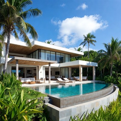 Modern Tropical Villa with Infinity Pool