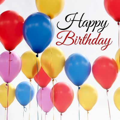 Happy Birthday Balloons