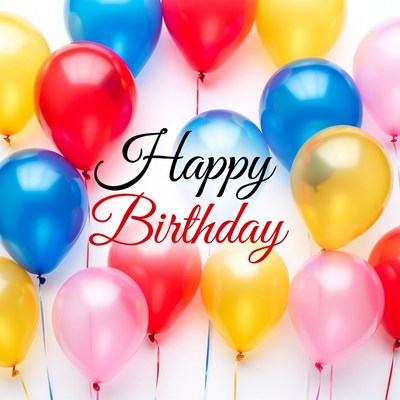 Happy Birthday Balloons