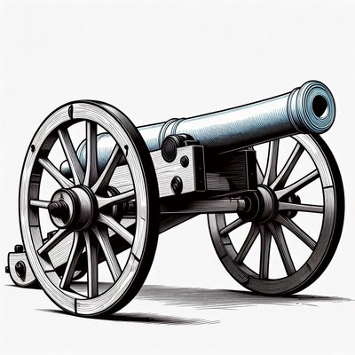 Vintage Cannon Illustration