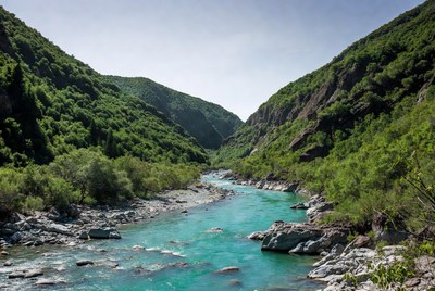 Turquoise River in Green Mountain Valley