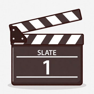 Clapperboard Slate Take 1