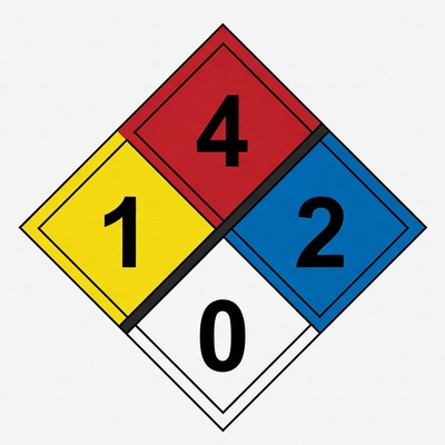 NFPA 704 Hazard Diamond 4-2-1-0
