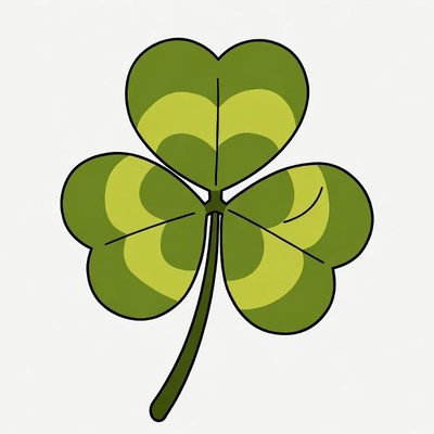 Four-leaf clover illustration