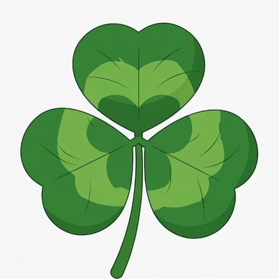 Four-Leaf Clover Illustration