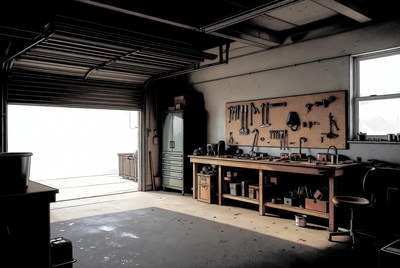 Well-Organized Garage Workshop