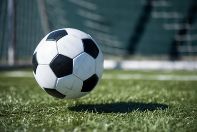 Soccer Ball in Front of Goal