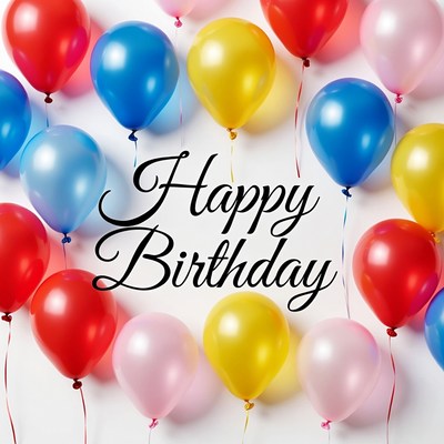 Happy Birthday Balloons