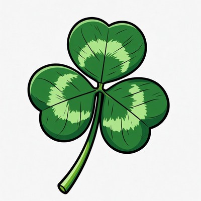 Four-leaf clover illustration