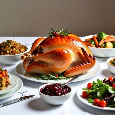 Roast Turkey Thanksgiving Dinner