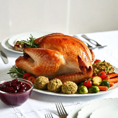 Roasted Turkey with Vegetables