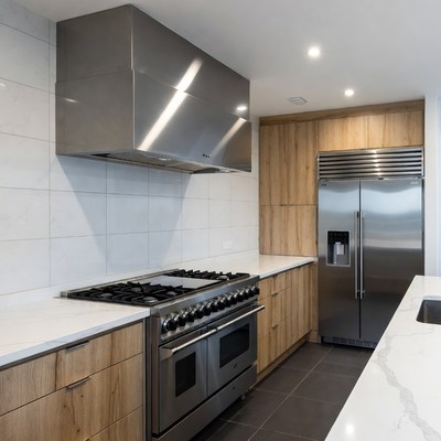 Modern Kitchen with Range and Island