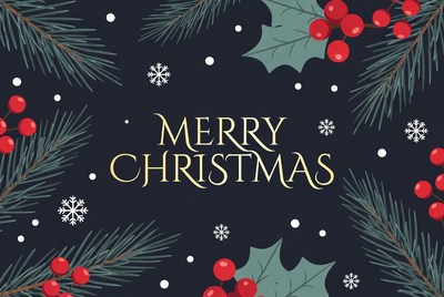 Merry Christmas Illustration