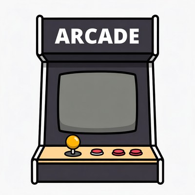 Arcade Machine Illustration