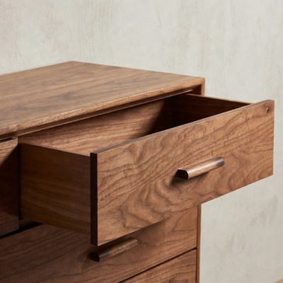 Open Drawer Wooden Dresser