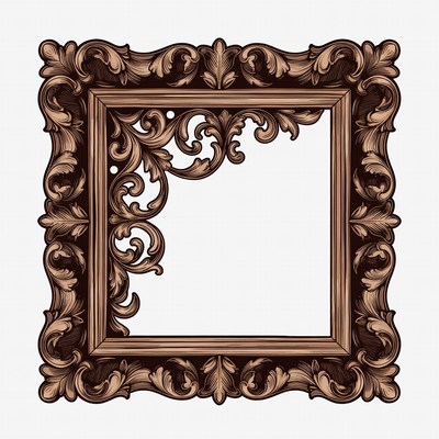 Ornate Vintage Picture Frame
