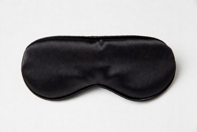 Black Silk Sleep Eye Mask