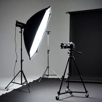 Photography Studio Lighting Setup
