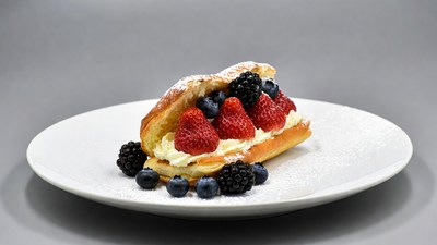 Strawberry Blueberry Cream Puff Pastry