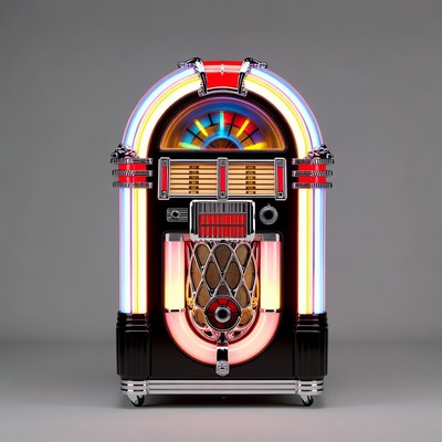Vintage Neon Jukebox