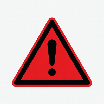Red Exclamation Mark Warning Sign
