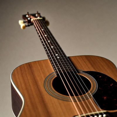 Acoustic Guitar Close-Up