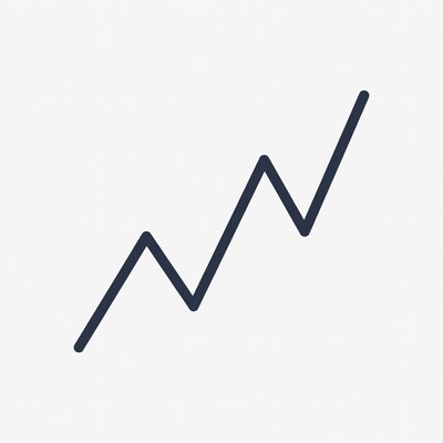 Upward Trending Arrow Graph