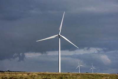 Wind Turbines on Grassy Hill