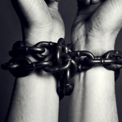 Hands Bound in Heavy Chains