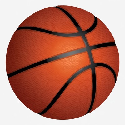 Orange Basketball Illustration