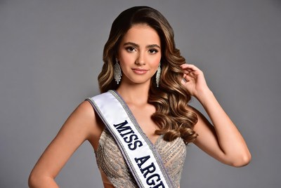 Miss Argentina beauty queen with sash