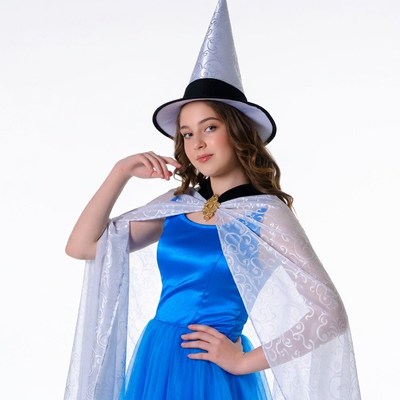Girl in Witch Halloween Costume