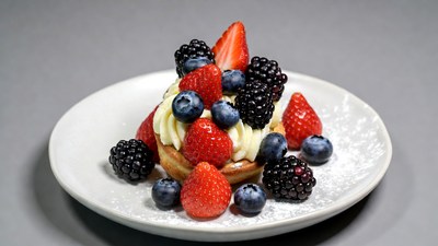 Berry Tart with Whipped Cream