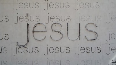Large Jesus Name Wall Letters