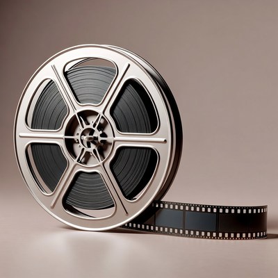Film Reel with Film Strip