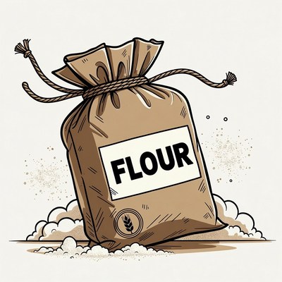 Flour Bag Illustration